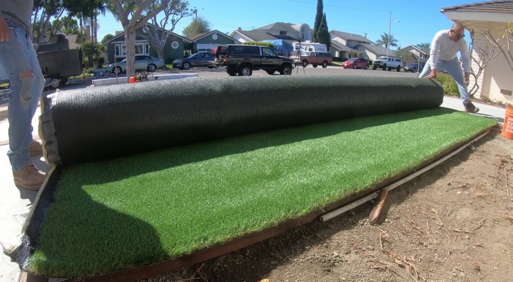 Professional sports turf installation by experienced crew